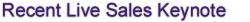Hal's Keynote Sales Video