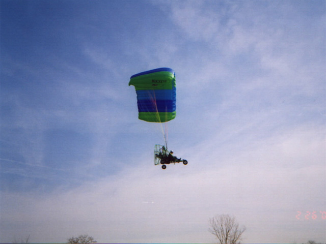 In the air